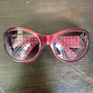 Coach Suzie Burgundy Sunglasses